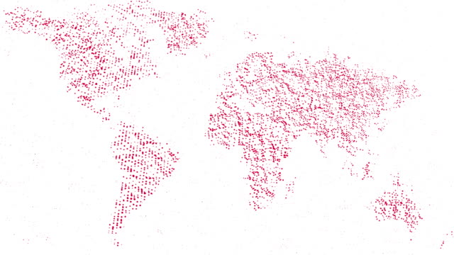Digitalen-Weltkarte-in-fliegenden-Teilchen.