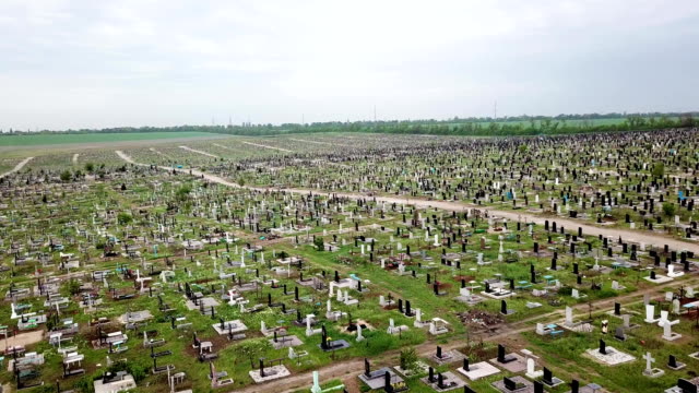 Aerial-view.-The-biggest-cemetery-in-Europe
