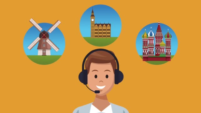 Travel-call-center-agency-HD-animation