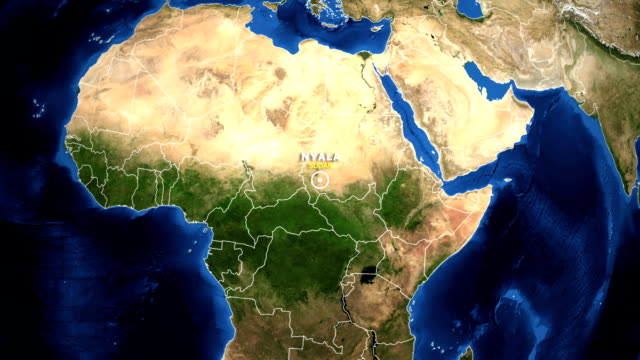 EARTH-ZOOM-IN-MAP---SUDAN-NYALA