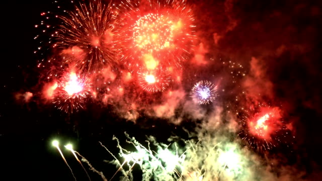 Colorful-fireworks-at-holiday-night