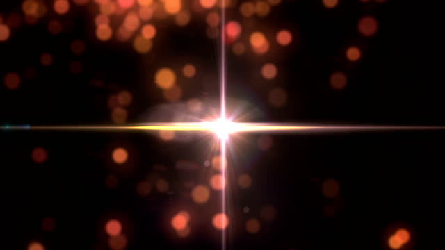Gold-abstrakte-Bokeh-und-digitalen-Objektiv-flare-Effekt-Hintergrund.-Staubpartikel-mit-Linseneffekt.-Glitzer-Leuchten.-Abstrakte-Festivevintage-Lichter-Unscharf-gestellt.-Weihnachten-und-Neujahr-fest.