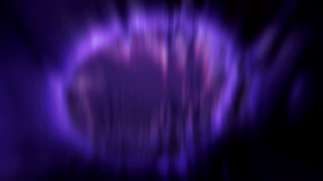 Designed-film-texture-background-with-heavy-grain,-dust-and-a-light-leak.-Blurred-defocused-oval-purple-frame-in-the-middle-of-the-screen.