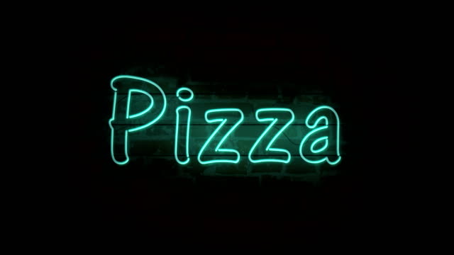 Pizza-Leuchtreklame