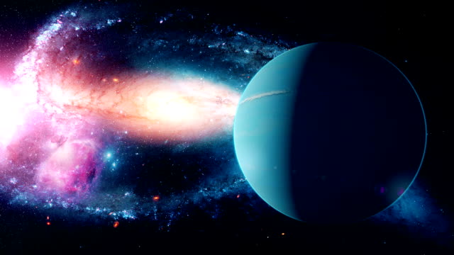 Realistische-schönen-Planeten-Uranus-aus-dem-Deep-space