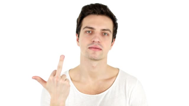 Man-Showing-Middle-Finger,-Anger-Outburst
