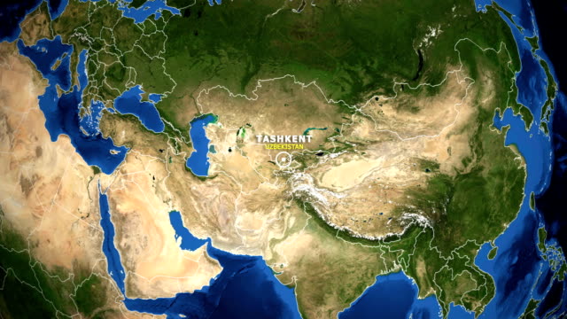 EARTH-ZOOM-IN-MAP---UZBEKISTAN-TASHKENT