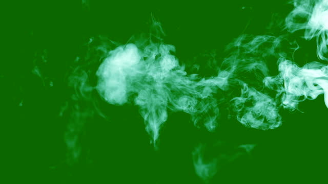 white-smoke-on-green-screen