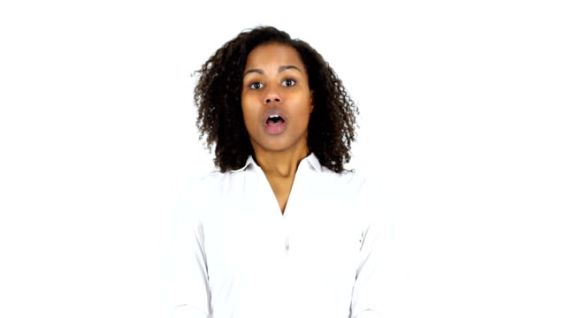 Upset-Black-Woman-in-Shock,-White-Background