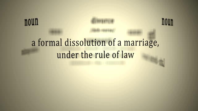 Definition:-Divorce