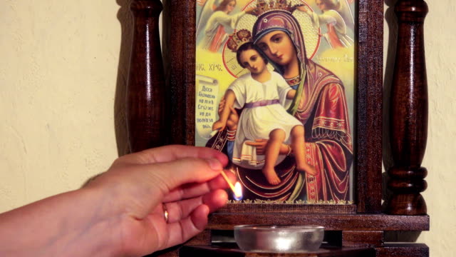 Orthodox-iconostasis,-Icon-"Dostoyno-est".-Holy-Mother-of-God