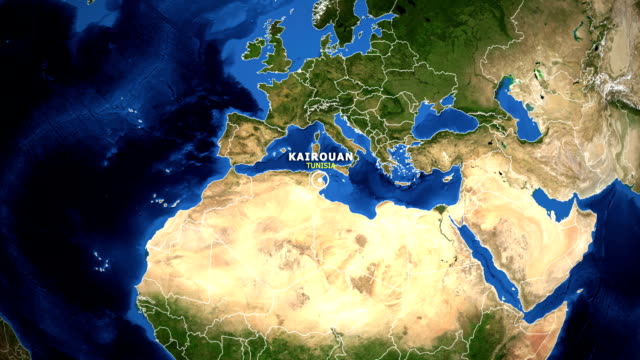 EARTH-ZOOM-IN-MAP---TUNISIA-KAIROUAN