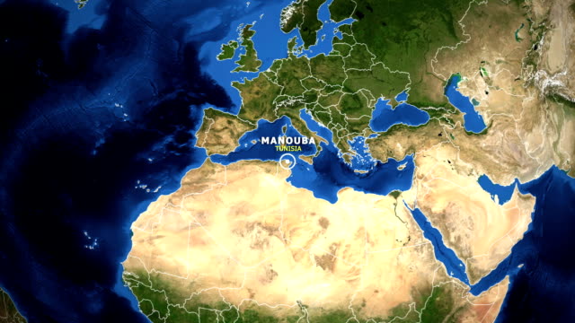 EARTH-ZOOM-IN-MAP---TUNISIA-MANOUBA