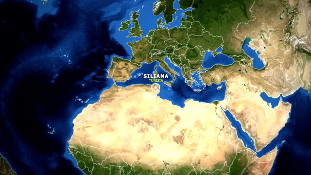EARTH-ZOOM-IN-MAP---TUNISIA-SILIANA