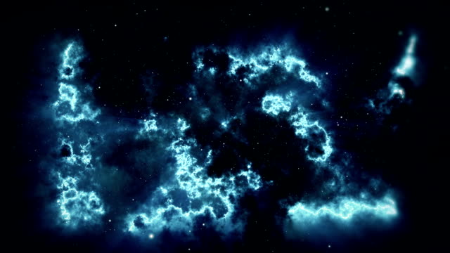 Weltraum-Hintergrund.-Kamera-ist-durch-die-blau-und-Magenta-farbigen-Nebel-fliegen.-Die-Sterne-sind-überall-herum.