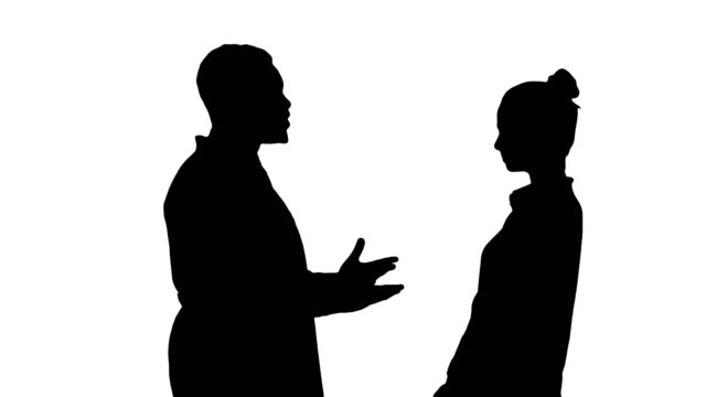 Silhouette-Doctor-telling-good-news-to-a-patient