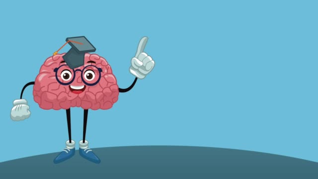 Dibujos-animados-divertida-cerebro-animación-HD
