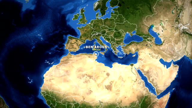 EARTH-ZOOM-IN-MAP---TUNISIA-BEN-AROUS