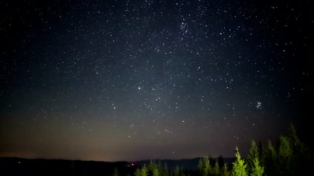 Cielo-de-estrellas-girando-el-lapso-de-tiempo-de-Astrofotografía-de-espacio