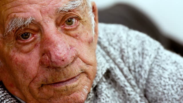 close-up-on-Sad-depressed-and-lonely-old-man:-upset-elderly-man