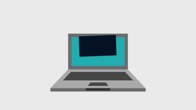 Aktenkoffer-auf-Computer-Bildschirm-Business-icons