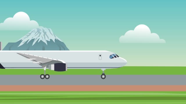 Flugzeug-mit-Ware-HD-Animation-laden