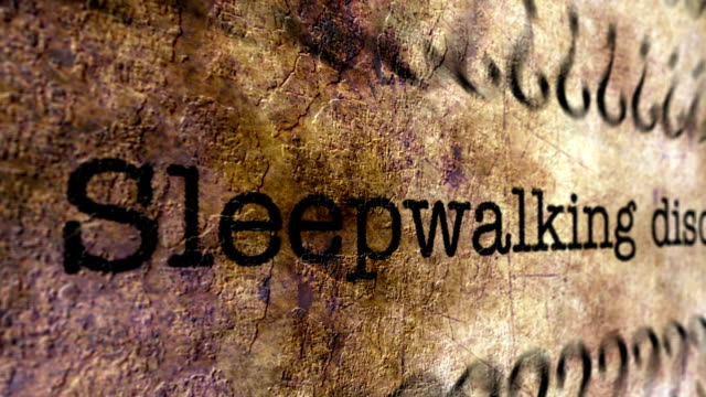 Sleepwalking-disorder-grunge-concept