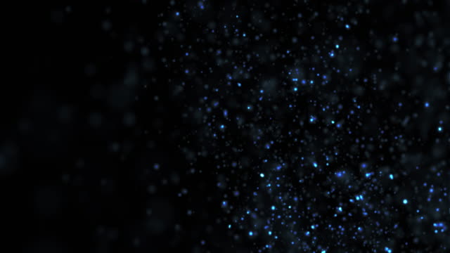 Abstrakte-Animation-blaue-Partikel-Hintergrund