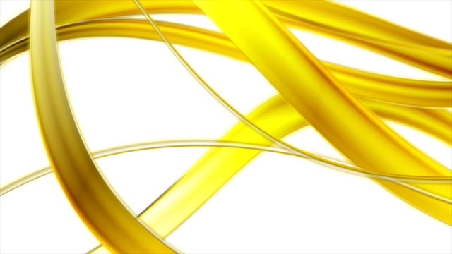 Abstract-bright-orange-golden-waves-video-animation