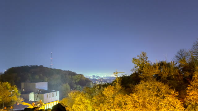 Kyiv-cityscape-time-lapse-day-to-night-transition