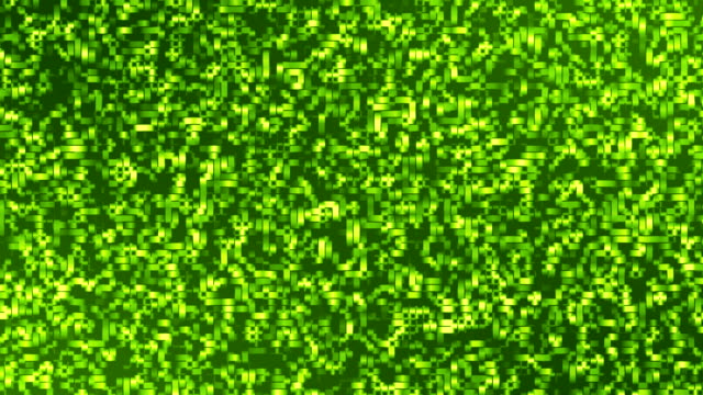Abstract-green-pixels-motion-background