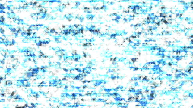 Abstract-Geometric-polygon-square-box-and-Triangle-blue-color-glowing-pattern-background-rotate-moving,-seamless-looping-animation-4K