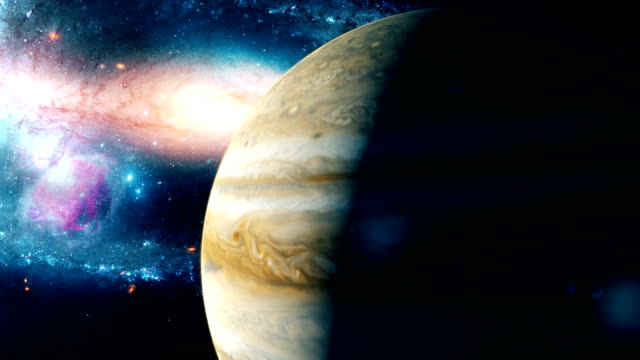 Realista-hermoso-planeta-Júpiter-desde-el-espacio-profundo