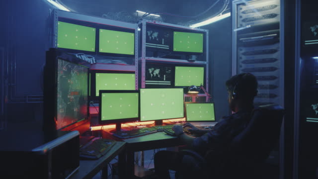 Hacker-spreading-computer-virus