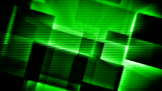 Green-glowing-squares-hi-tech-abstract-motion-background-seamless-loop