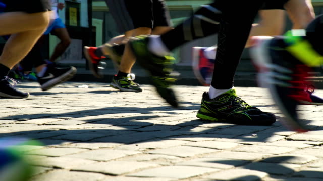 Closeup-Marathon-Läufer-Beine