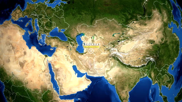EARTH-ZOOM-IN-MAP---TURKMENISTAN-ASHGABAT