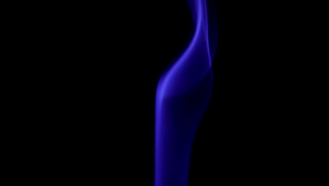 Premium Photo  Blue steam on a black background