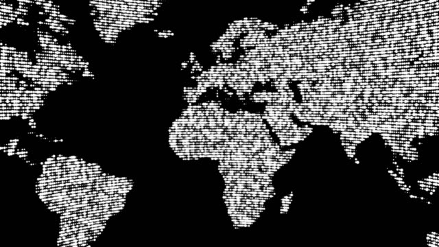 Digitalen-weiße-Weltkarte-in-Punkten.