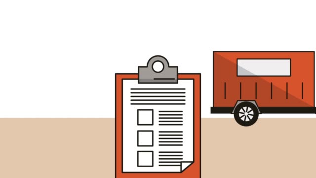 truck-and-checklist-delivery-service-animation