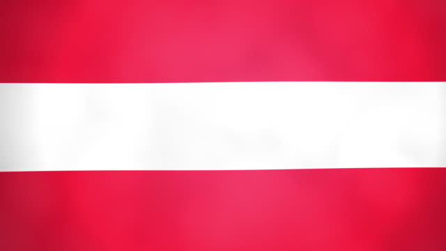 Österreich-Land-winken-3D-Flagge-Duo-Übergang-Hintergrund