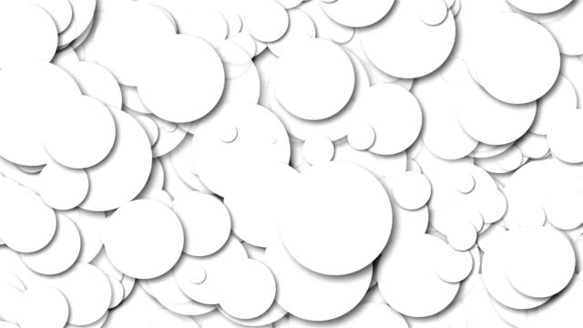 Viele-weiße-chaotische-Runde-Partikel,-computergenerierten-abstrakten-Hintergrund,-3D-render-Hintergrund