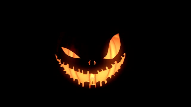 Silueta-de-Halloween-Pumpkin-evil