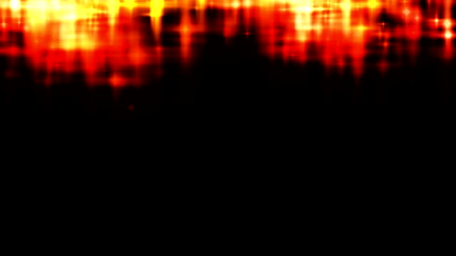 Abstrakt-rot-gelben-glitzernden-Sternen-im-oberen-Teil-des-schwarzen-Hintergrunds-für-Overlay-HD-1080-Schleife