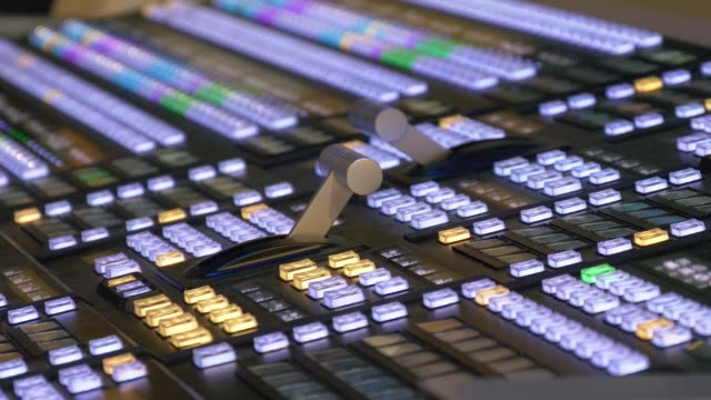 Professional-modern-broadcasting-console