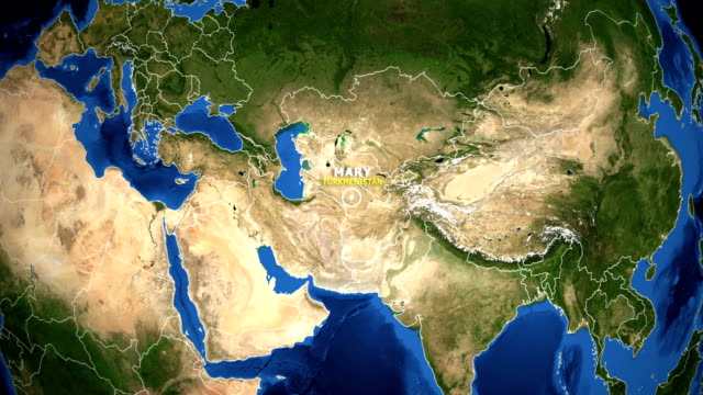 EARTH-ZOOM-IN-MAP---TURKMENISTAN-MARY