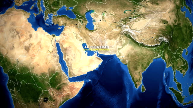 EARTH-ZOOM-IN-MAP---UNITED-ARAB-EMIRATES-AL-FUJAYRAH