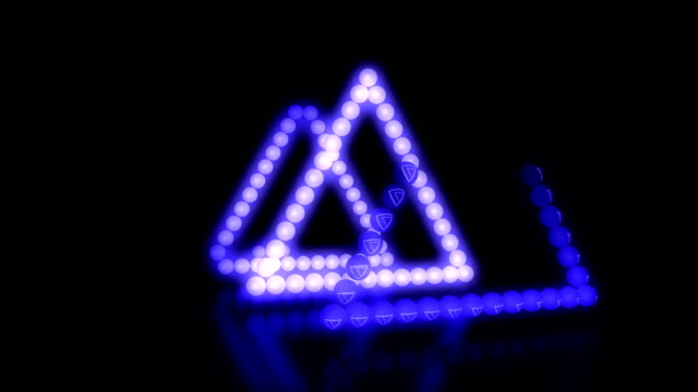 Abstrakte-Dreieck-Punkte-Bewegung-Hintergrund.-3D,-4k