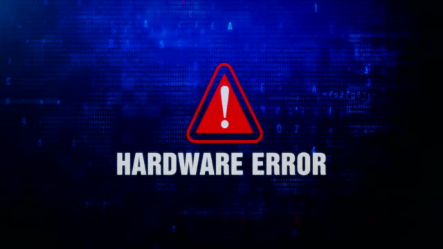 Hardware-Error-Alert-Warnmeldung-Blinking-auf-dem-Bildschirm.