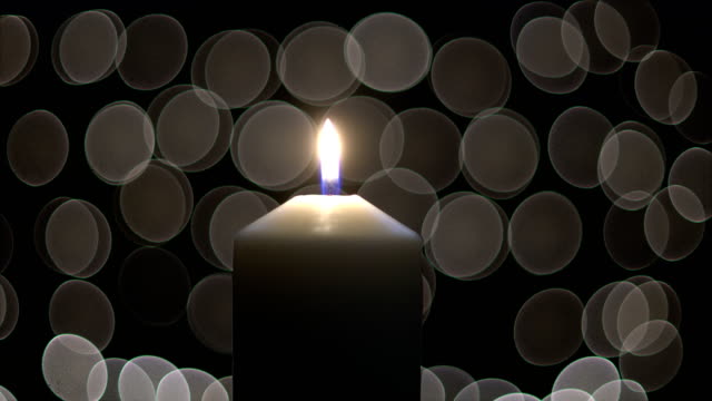 Candle-lights-with-bokeh